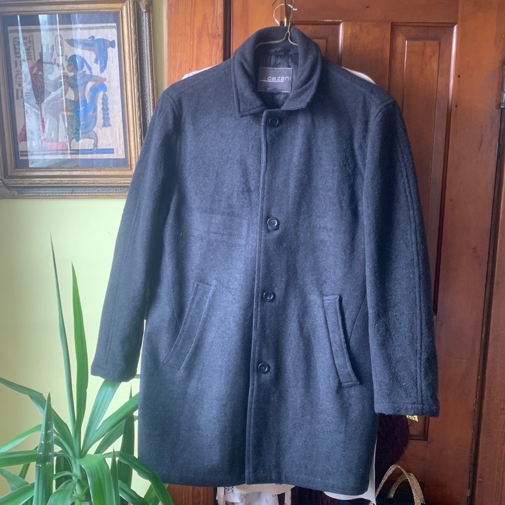 Cezani Wool/Cashmere blend overcoat Size M